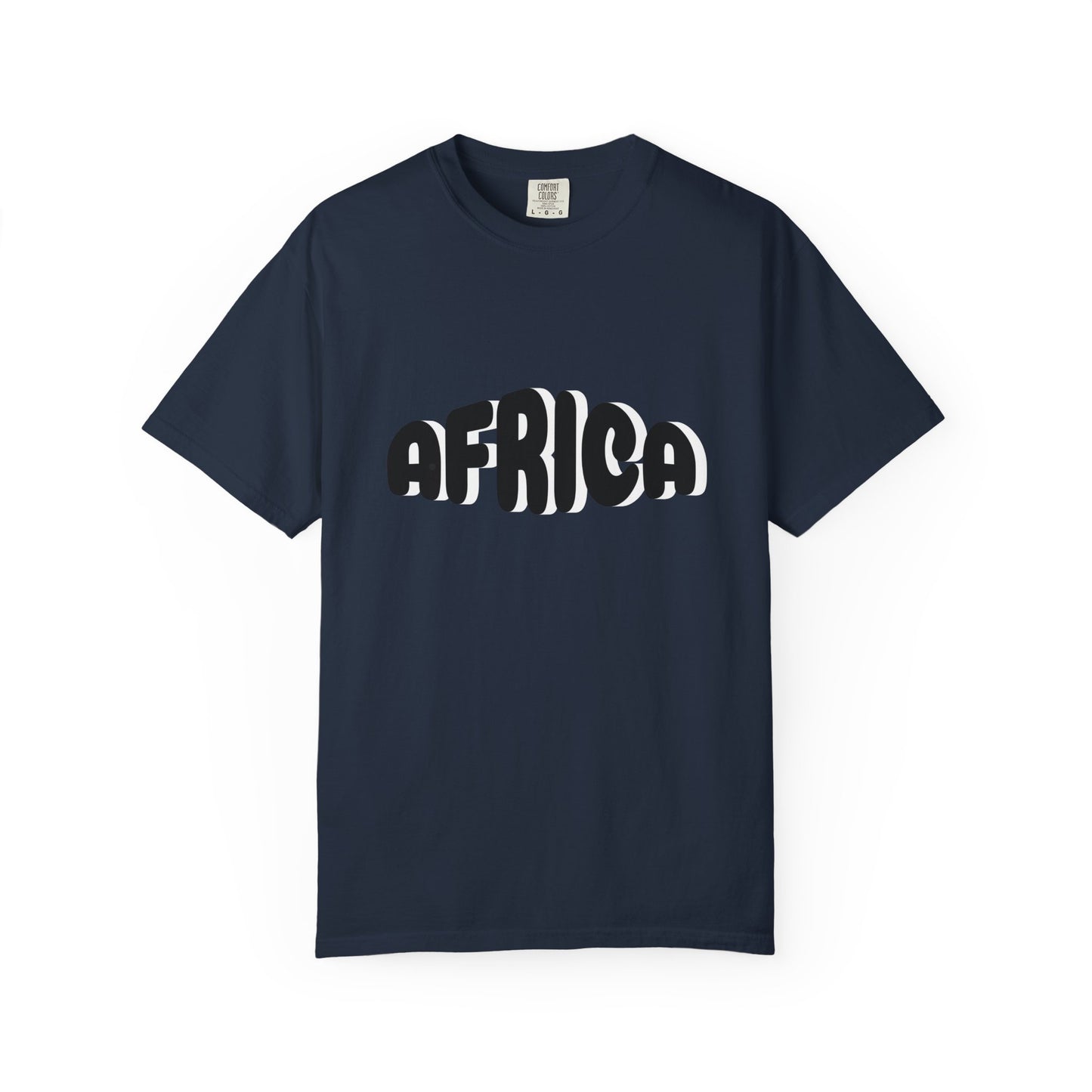 Africa Unisex Garment-Dyed T-Shirt, Casual Tee, Travel Shirt, Gift for Africa Lovers, Unisex Apparel, Summer Fashion