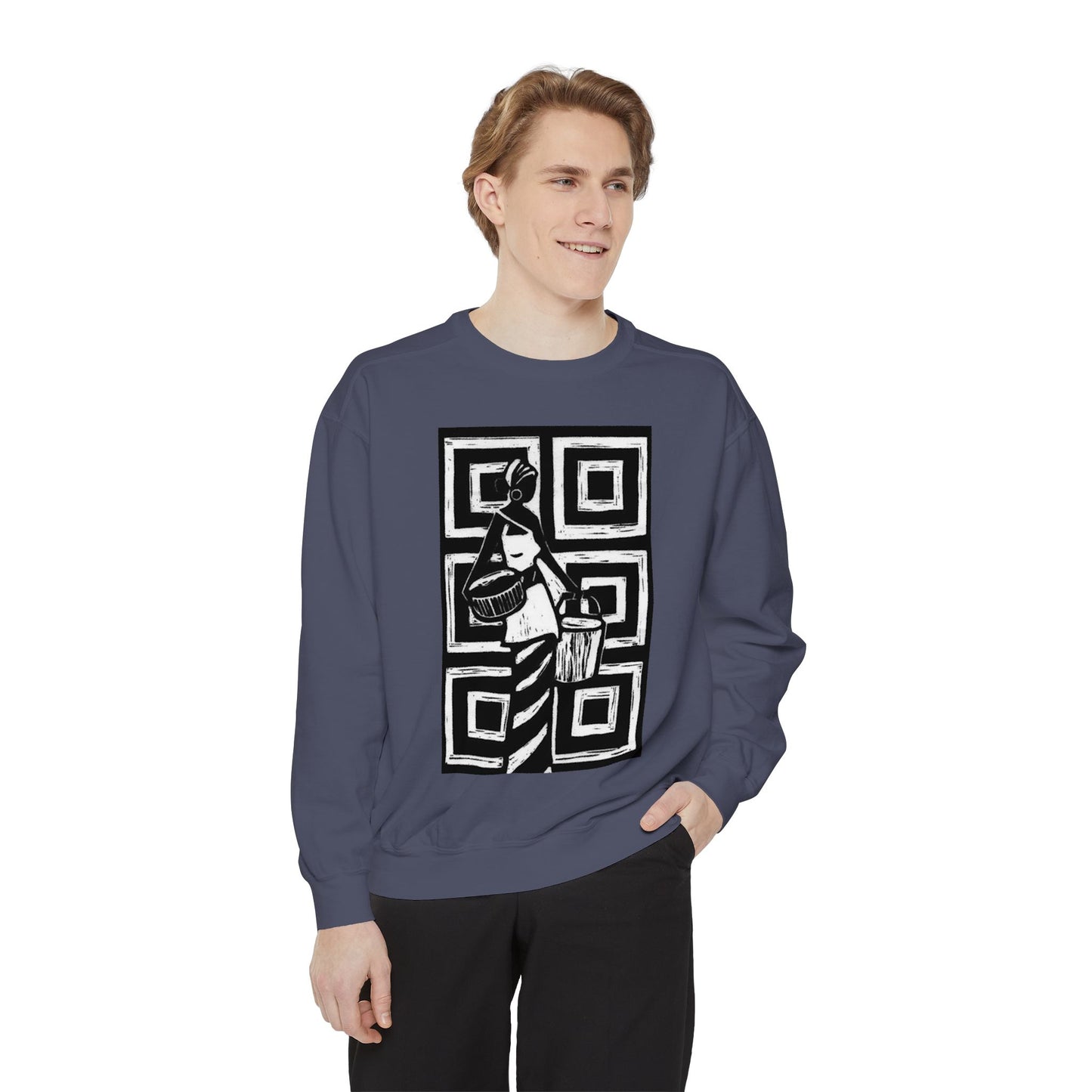 Traditional African Woman Art Sweatshirt