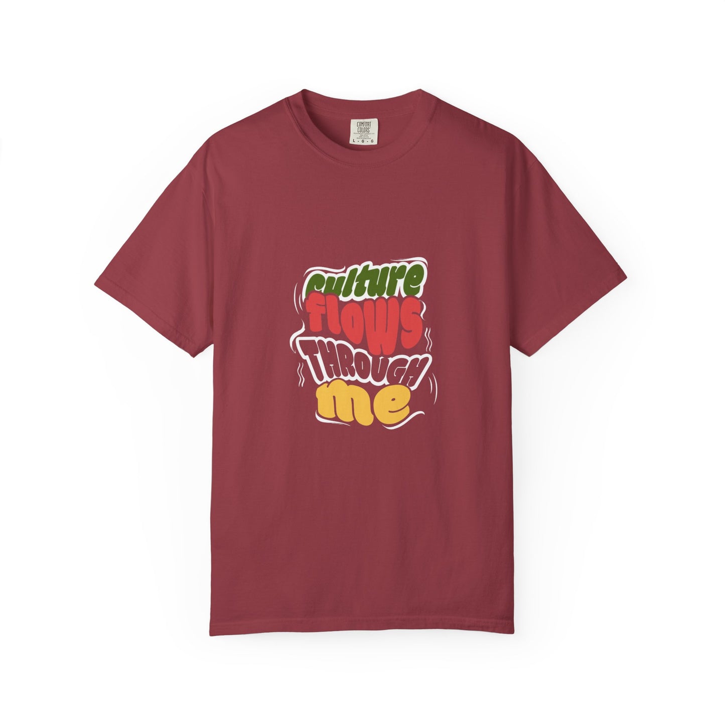 Cultural Flow Through Me Unisex T-shirt - Vibrant Graphic Tee, Music Festival Shirt, Streetwear, Gift for Artists, Everyday Wear