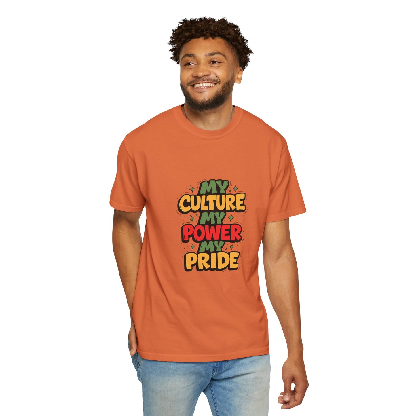 Cultural Pride T-Shirt, Unisex Garment-Dyed Tee, Self-Expression Apparel, Perfect for Festivals, Gifts, Celebrations