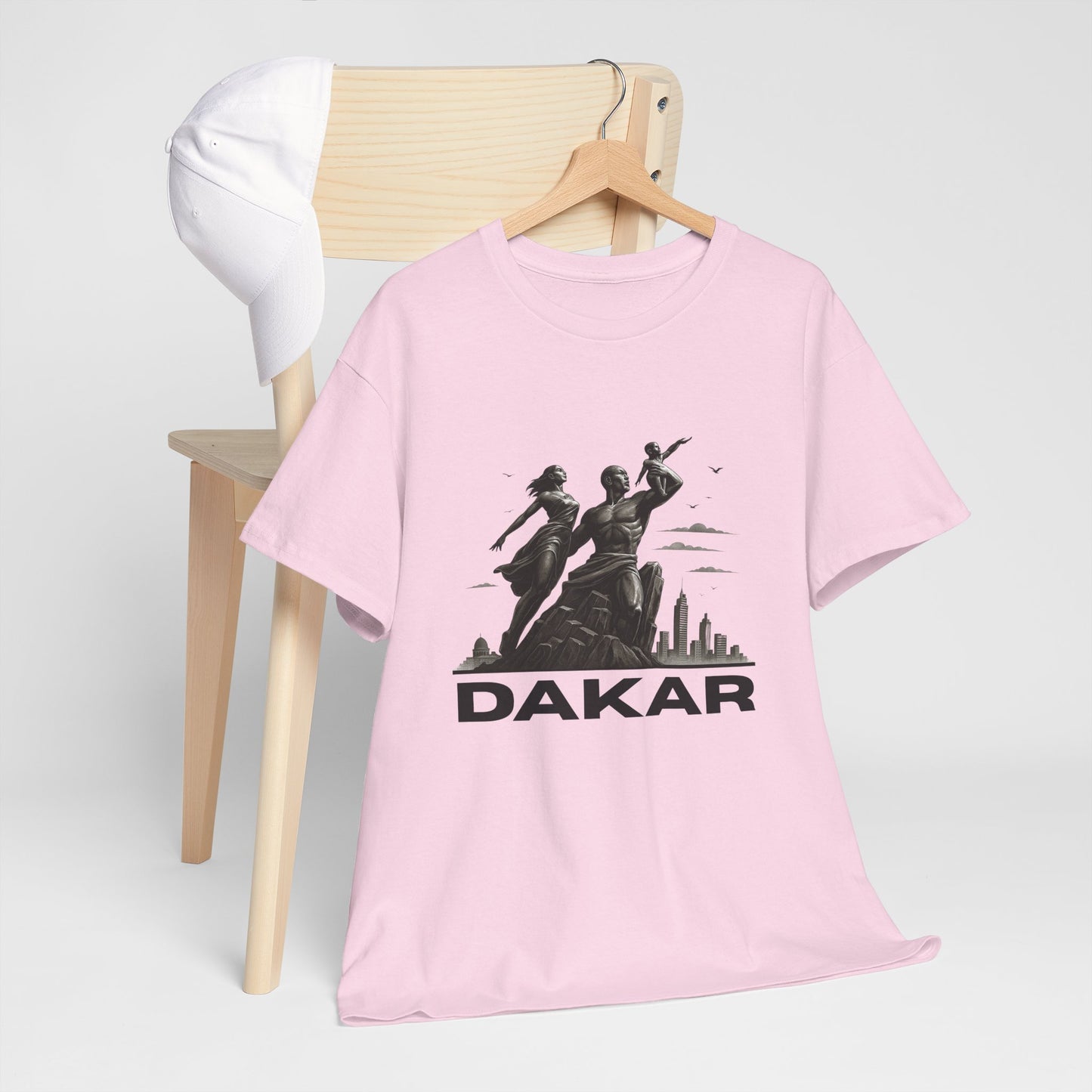 Dakar Graphic Tee, Unisex Cotton T-Shirt for Travel Lovers, Urban Style Wear, Casual Gift, Adventure Apparel
