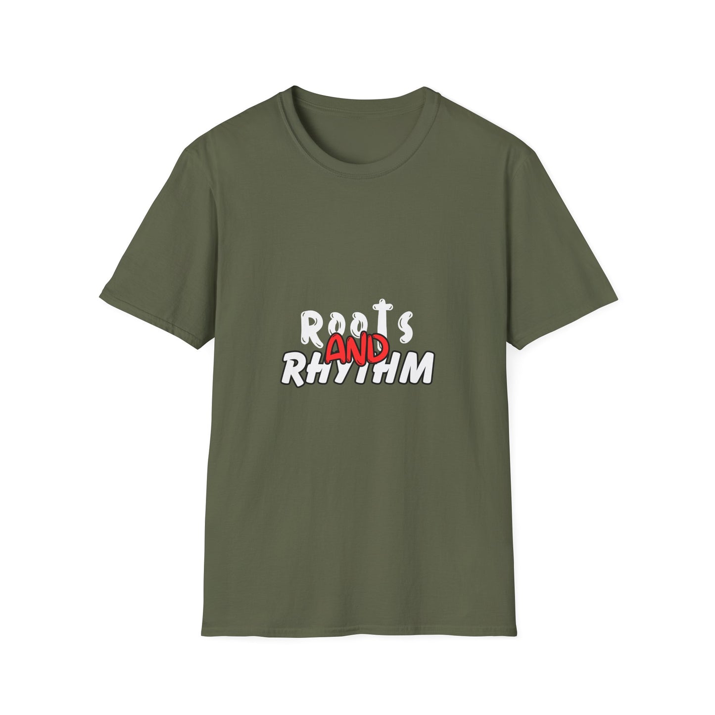 Rhythm & Vibe Unisex Softstyle T-Shirt, Casual Wear, Music Lover Tee, Gift for Her/Him, Everyday Comfort