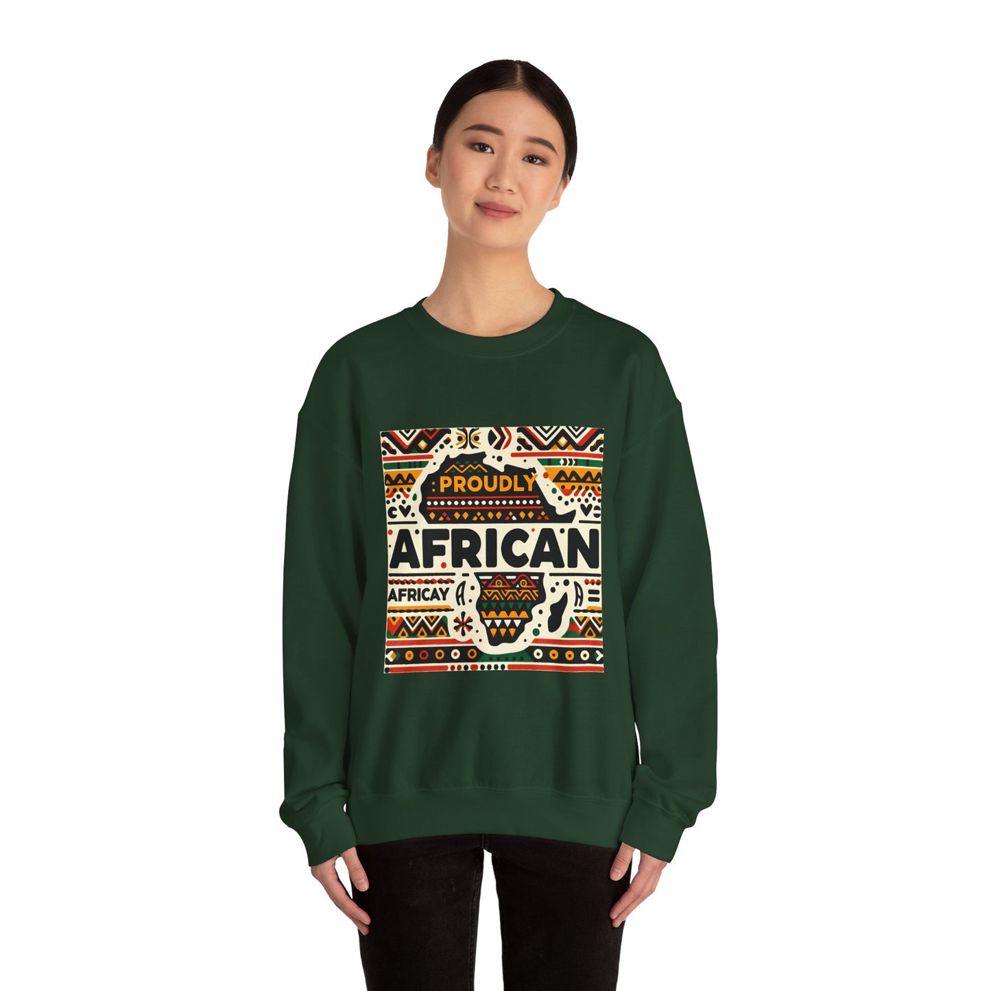 Proudly African Crewneck Sweatshirt