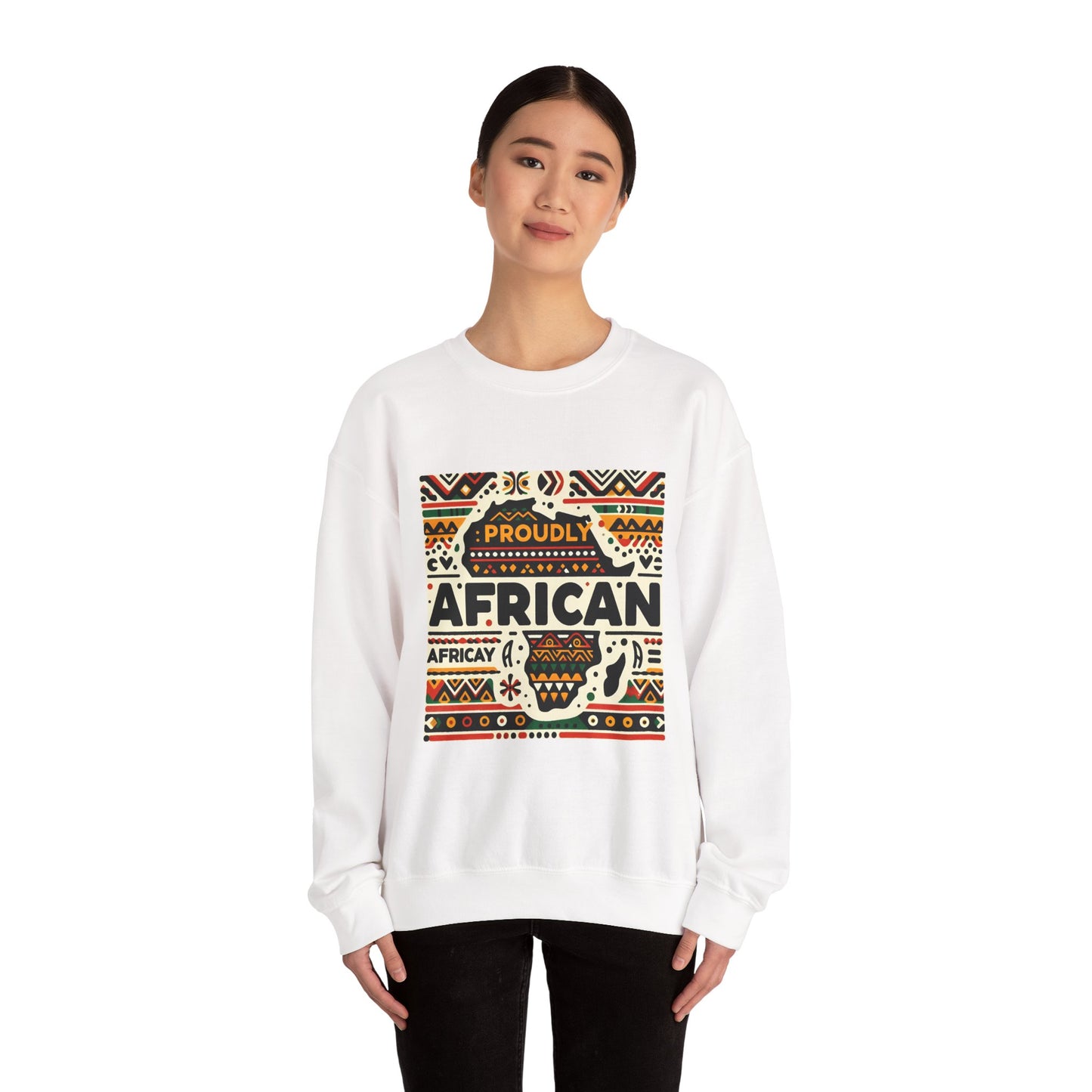 Proudly African Crewneck Sweatshirt