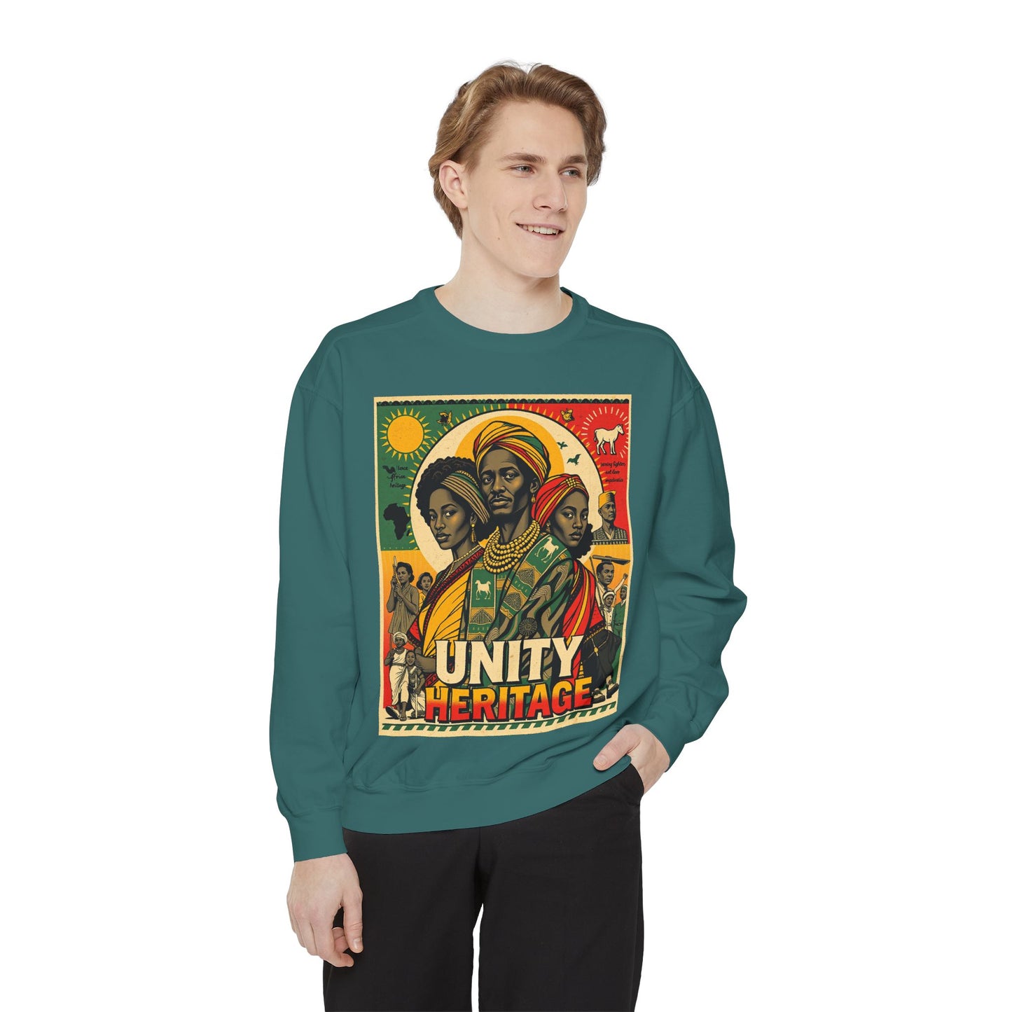 Heritage & Strength – Unisex African Pride Sweatshirt