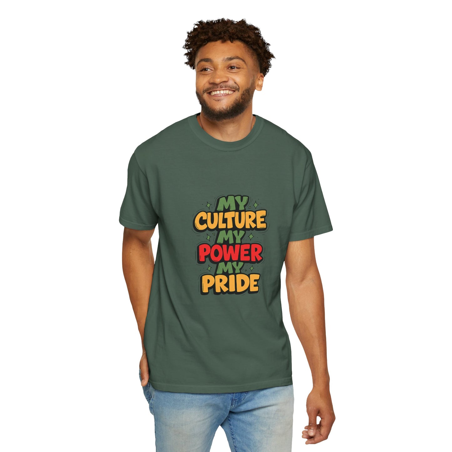 Cultural Pride T-Shirt, Unisex Garment-Dyed Tee, Self-Expression Apparel, Perfect for Festivals, Gifts, Celebrations