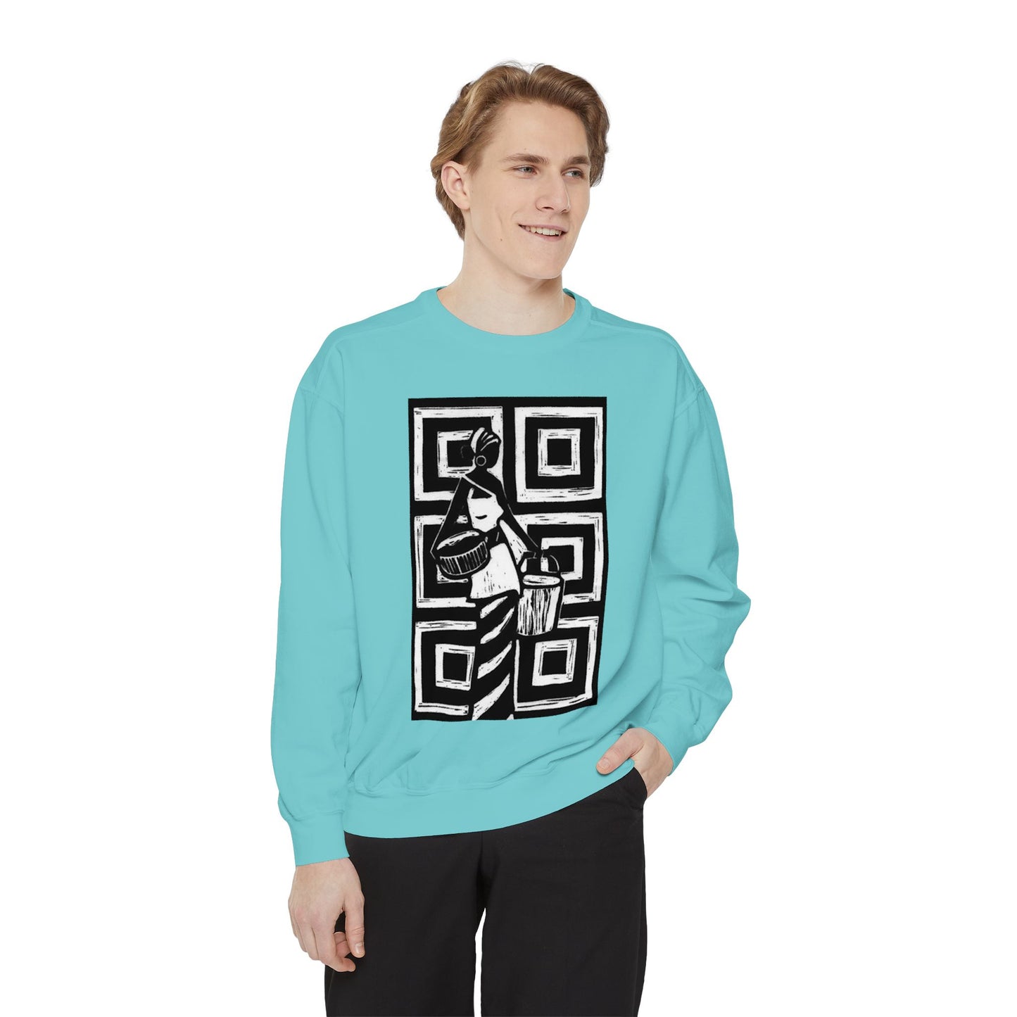 Traditional African Woman Art Sweatshirt
