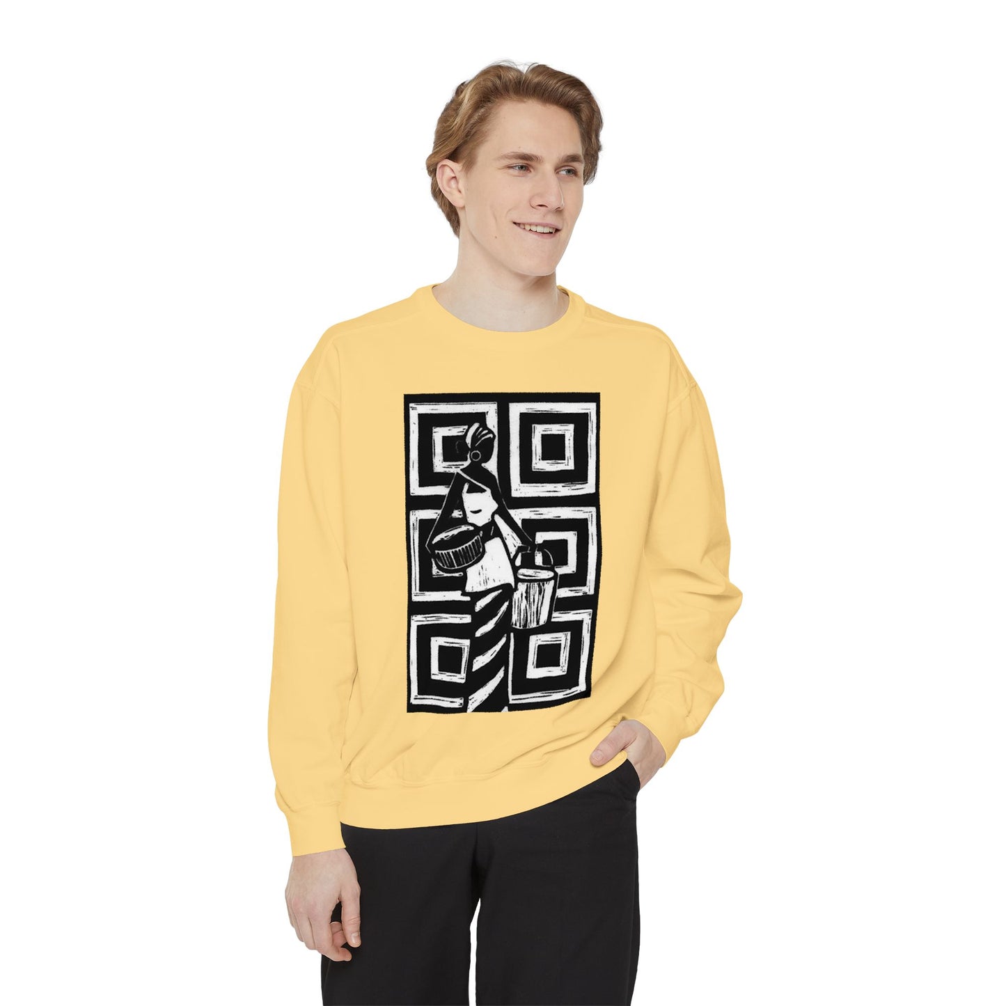 Traditional African Woman Art Sweatshirt