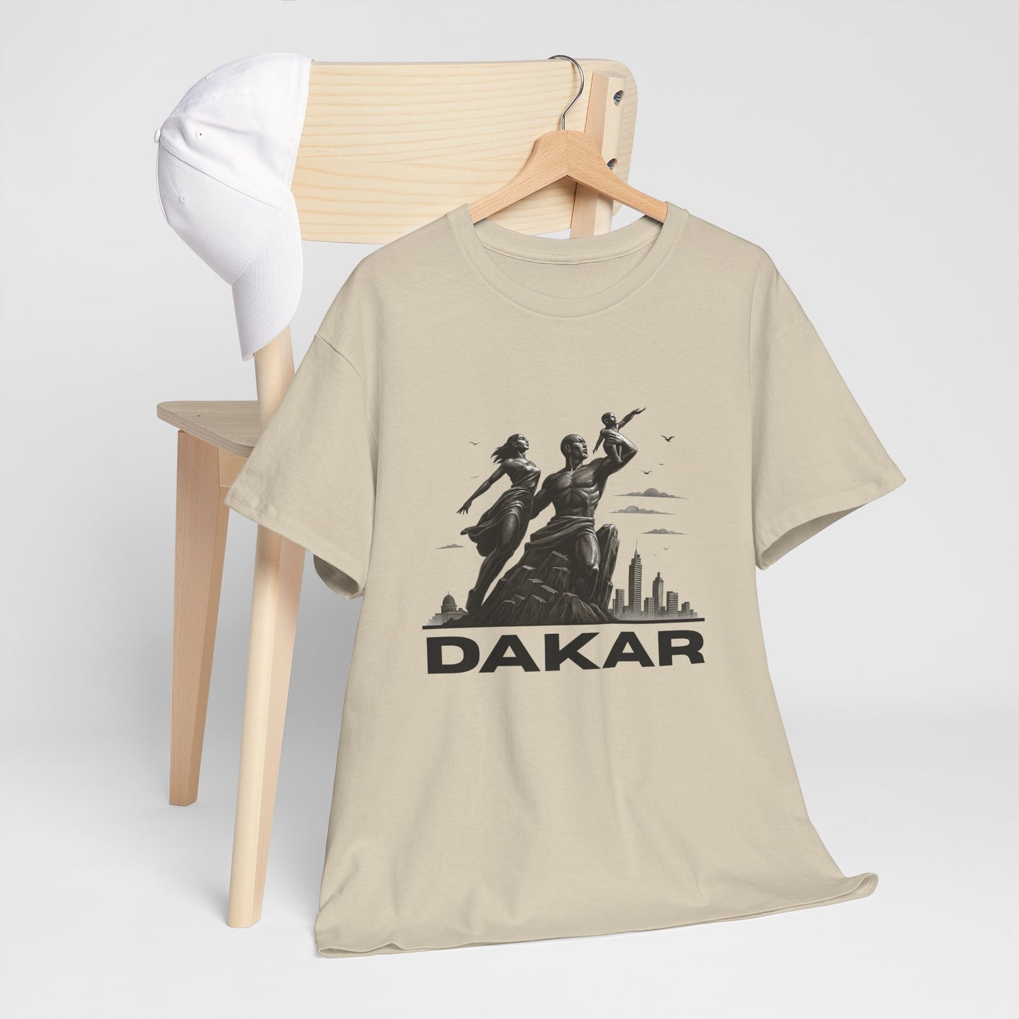 Dakar Graphic Tee, Unisex Cotton T-Shirt for Travel Lovers, Urban Style Wear, Casual Gift, Adventure Apparel