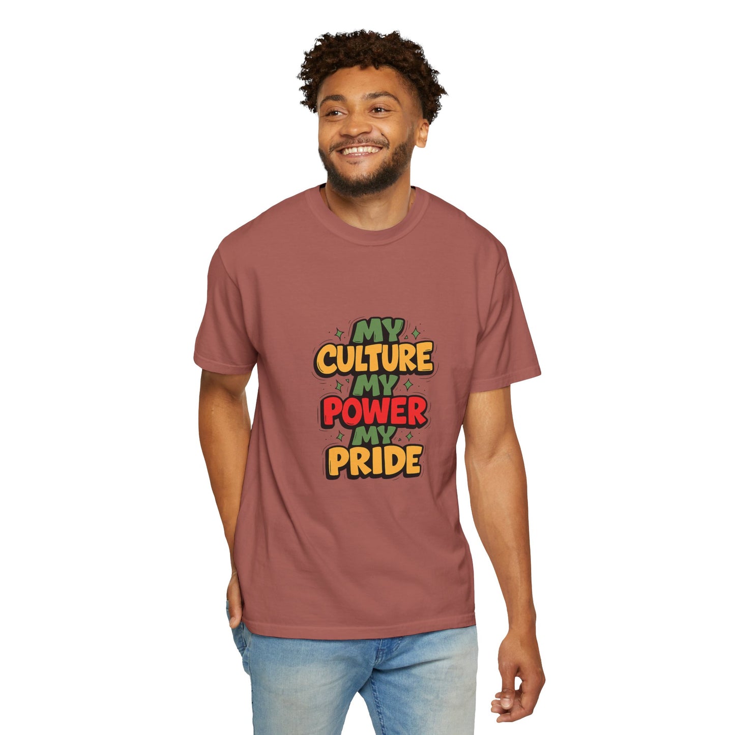 Cultural Pride T-Shirt, Unisex Garment-Dyed Tee, Self-Expression Apparel, Perfect for Festivals, Gifts, Celebrations