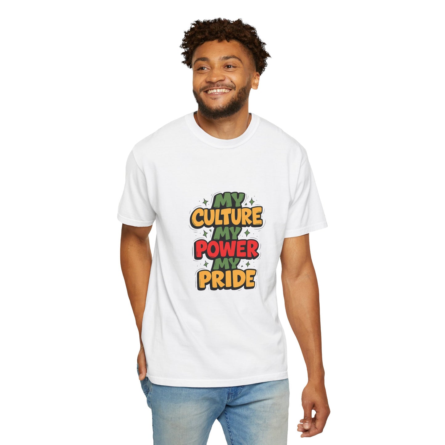 Cultural Pride T-Shirt, Unisex Garment-Dyed Tee, Self-Expression Apparel, Perfect for Festivals, Gifts, Celebrations