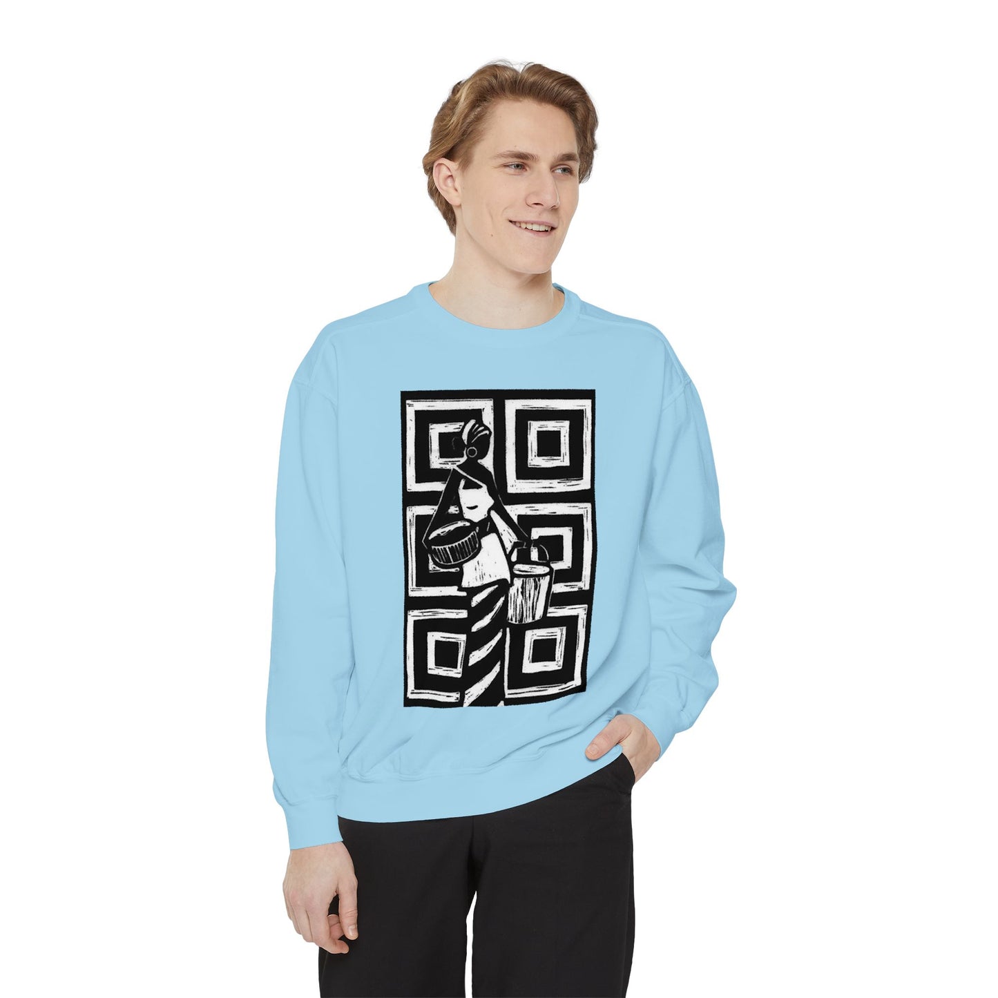 Traditional African Woman Art Sweatshirt