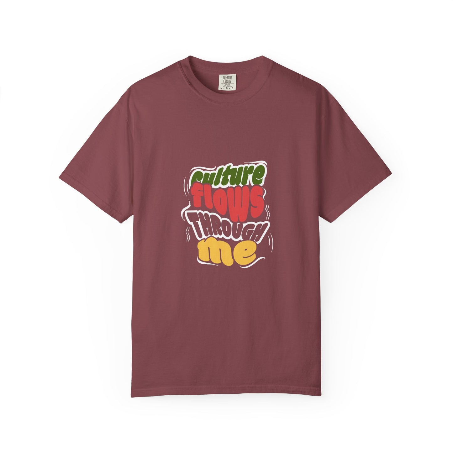 Cultural Flow Through Me Unisex T-shirt - Vibrant Graphic Tee, Music Festival Shirt, Streetwear, Gift for Artists, Everyday Wear