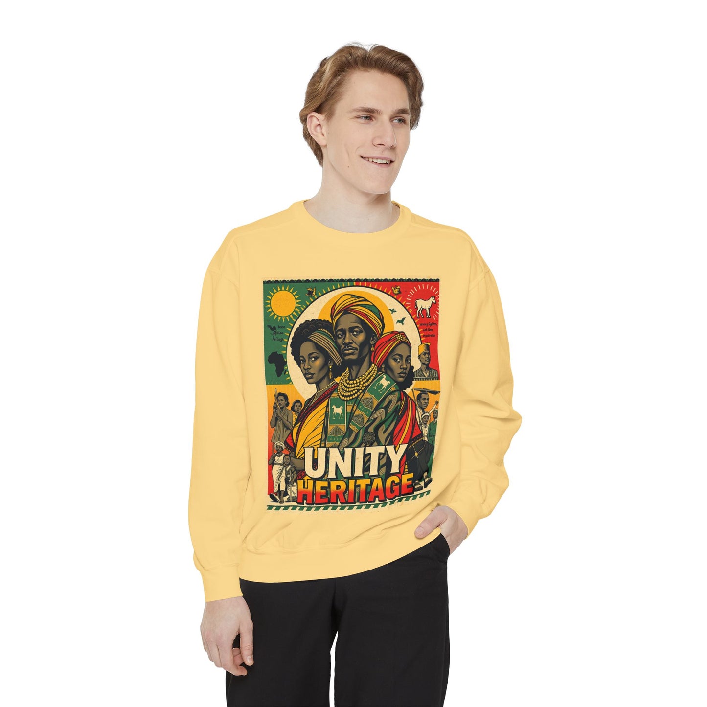Heritage & Strength – Unisex African Pride Sweatshirt