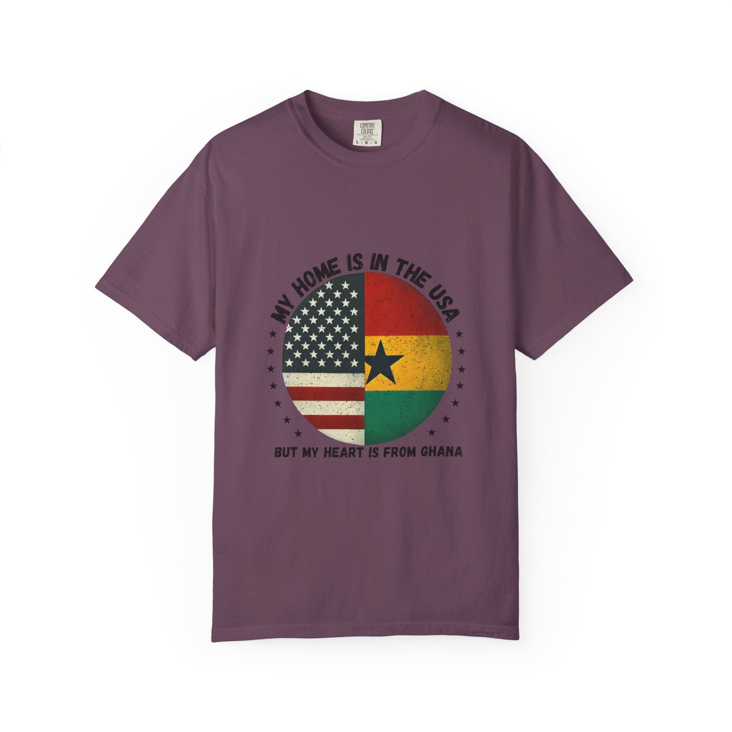 My Home Is in the USA but My Heart Is from Ghana T-Shirt