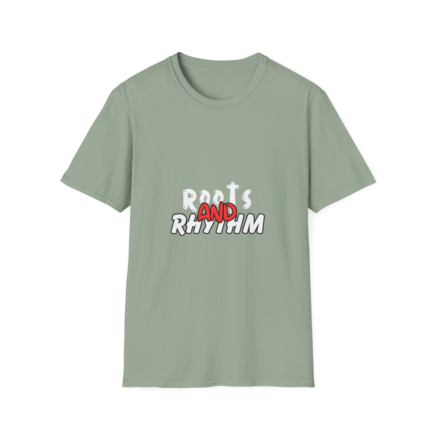 Rhythm & Vibe Unisex Softstyle T-Shirt, Casual Wear, Music Lover Tee, Gift for Her/Him, Everyday Comfort