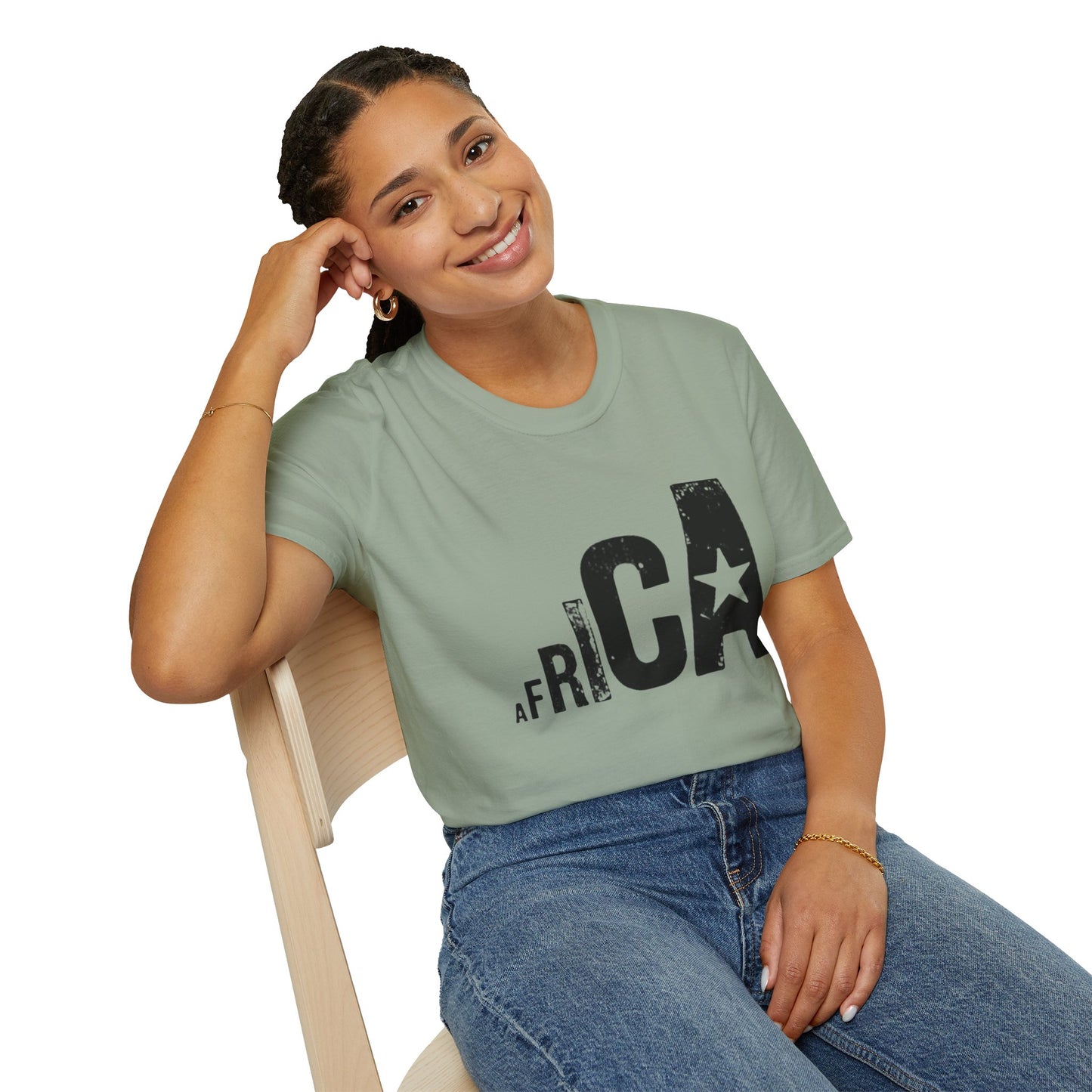 Africa Graphic Tee - Unisex Softstyle T-Shirt, Casual Wear, Travel Shirt, Gift for Nature Lovers, Festival Attire, Streetwear