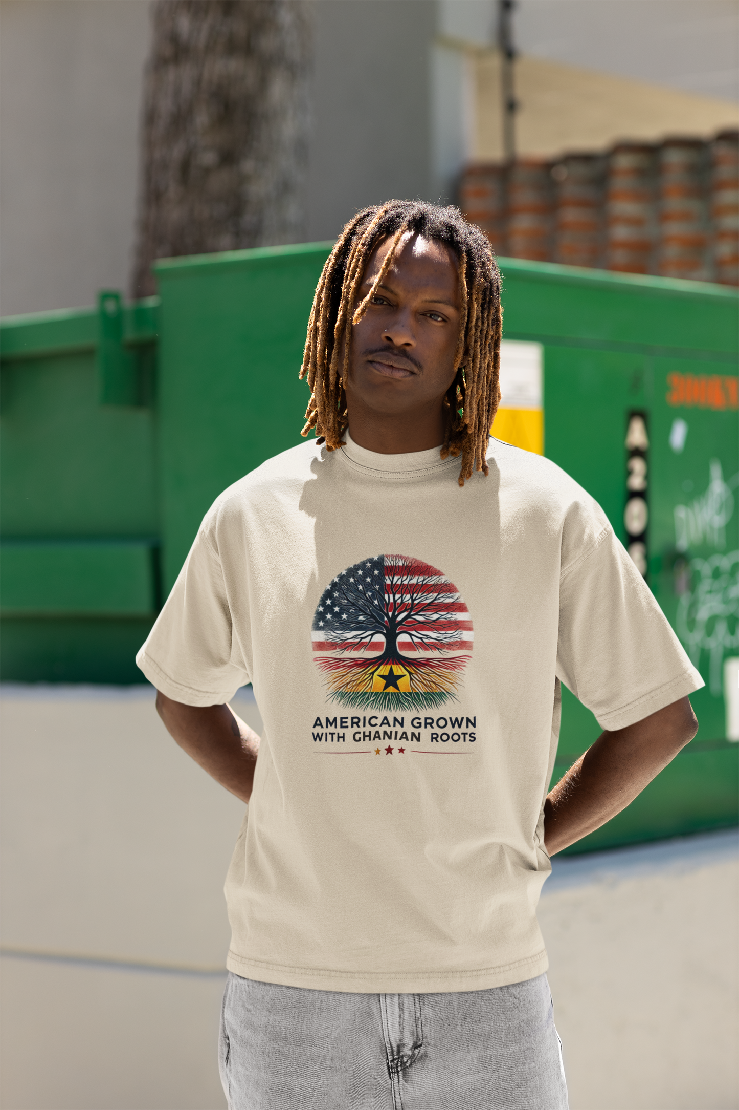 American Grown with Ghanian Roots T-shirt