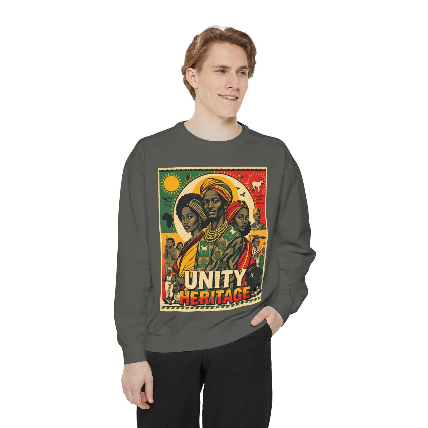 Heritage & Strength – Unisex African Pride Sweatshirt