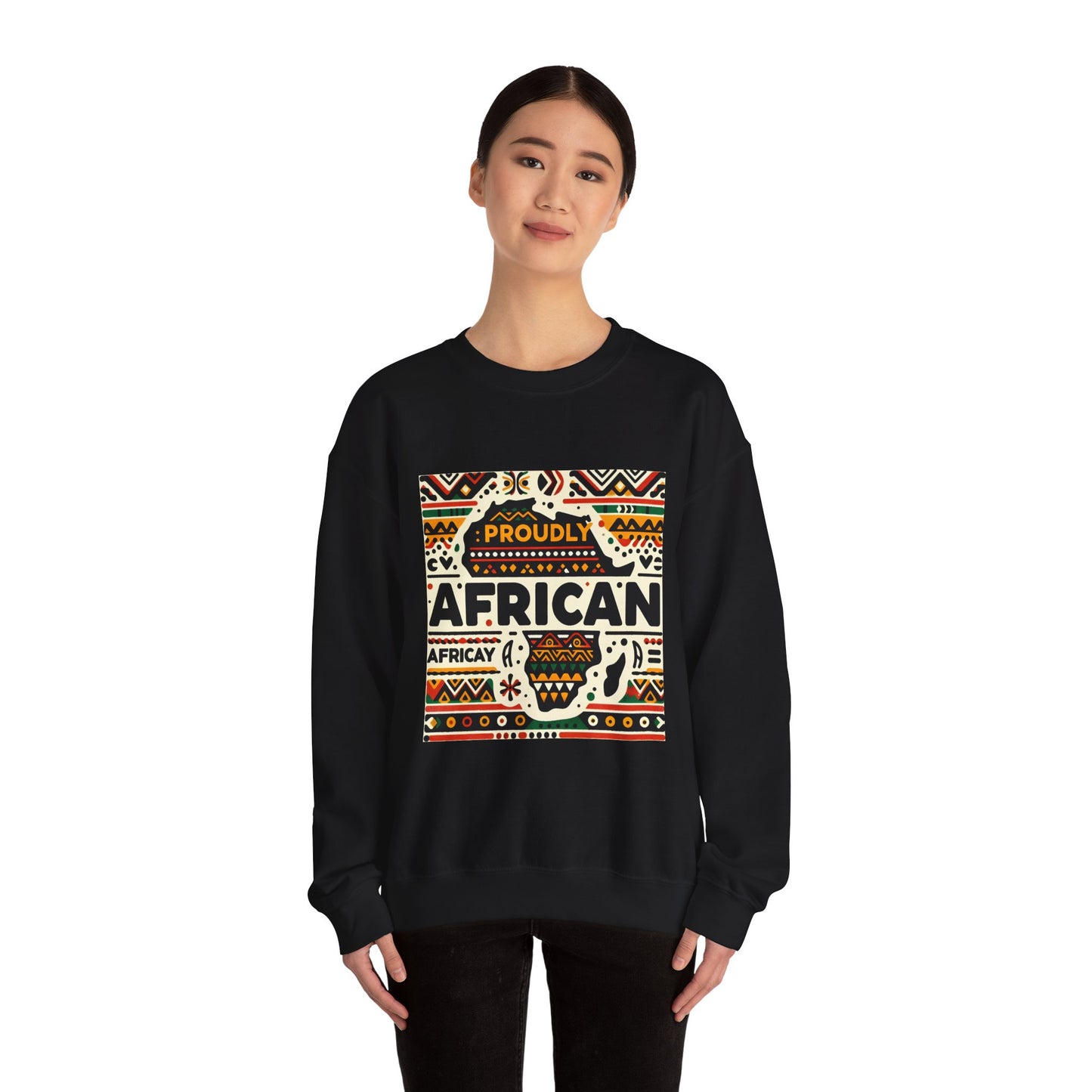 Proudly African Crewneck Sweatshirt