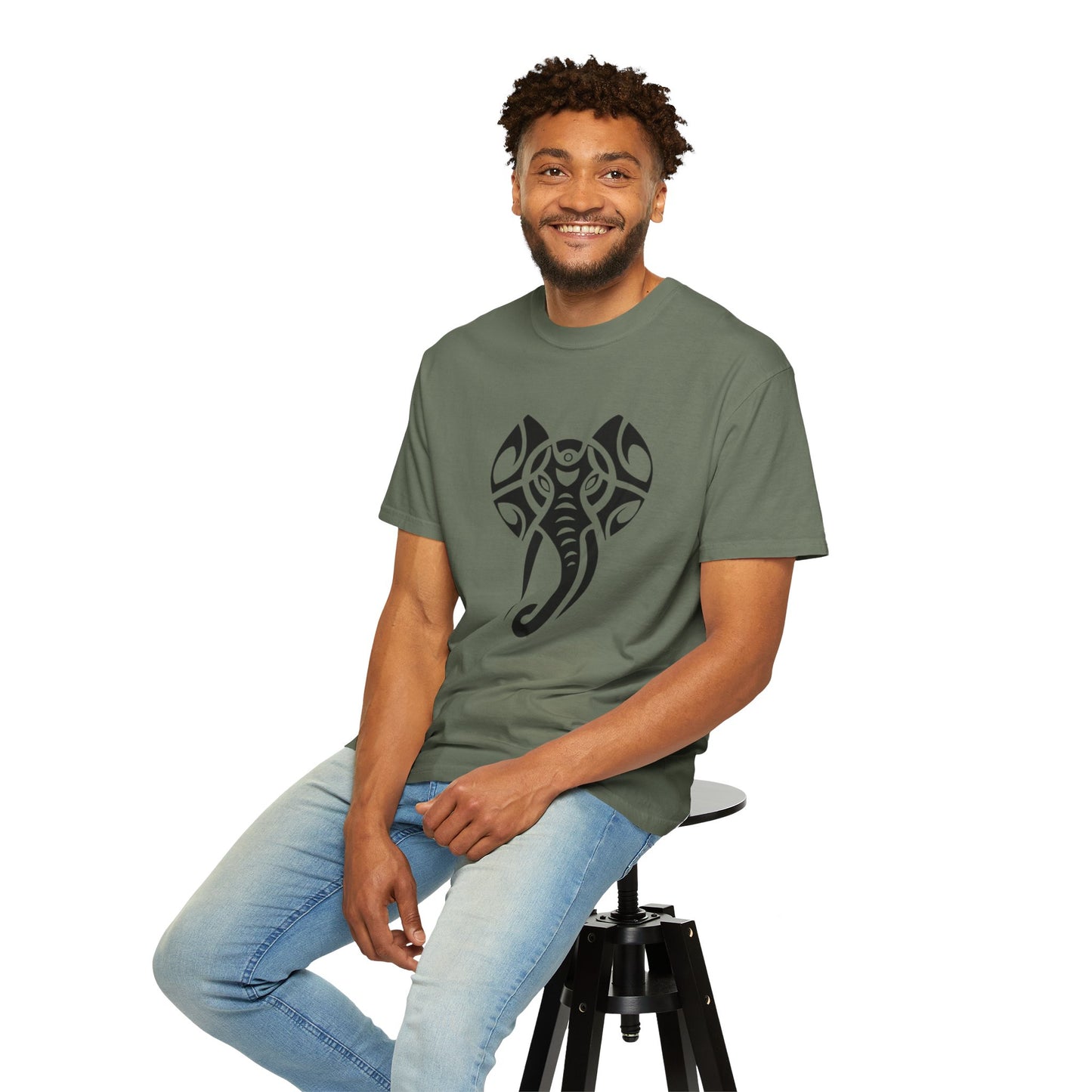 Majestic Spirit: Tribal Elephant T-shirt