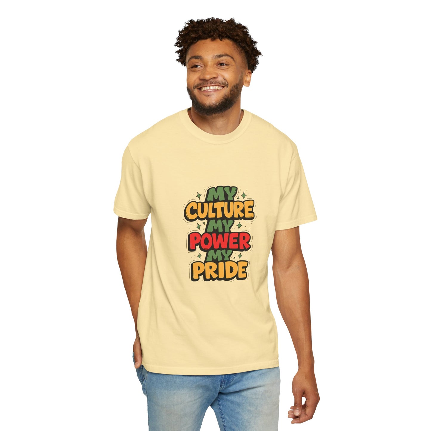 Cultural Pride T-Shirt, Unisex Garment-Dyed Tee, Self-Expression Apparel, Perfect for Festivals, Gifts, Celebrations