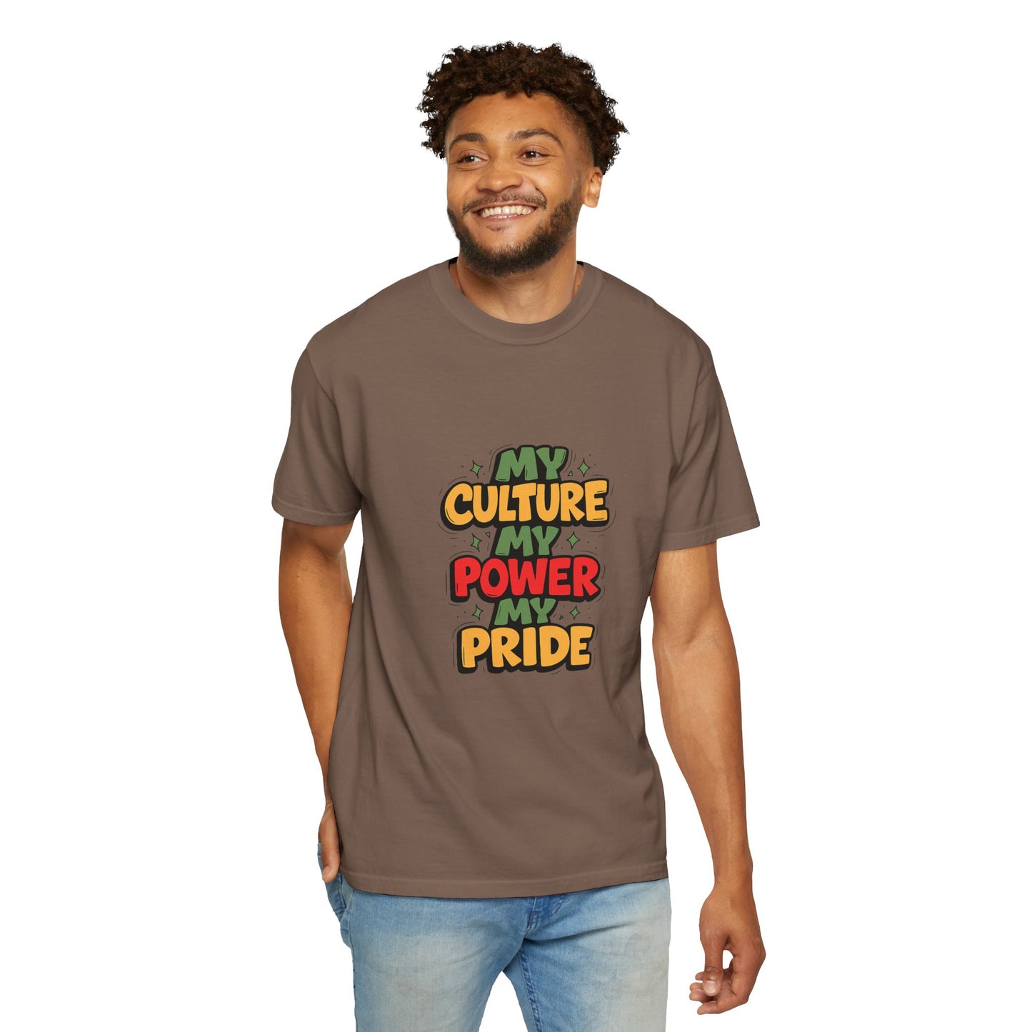 Cultural Pride T-Shirt, Unisex Garment-Dyed Tee, Self-Expression Apparel, Perfect for Festivals, Gifts, Celebrations