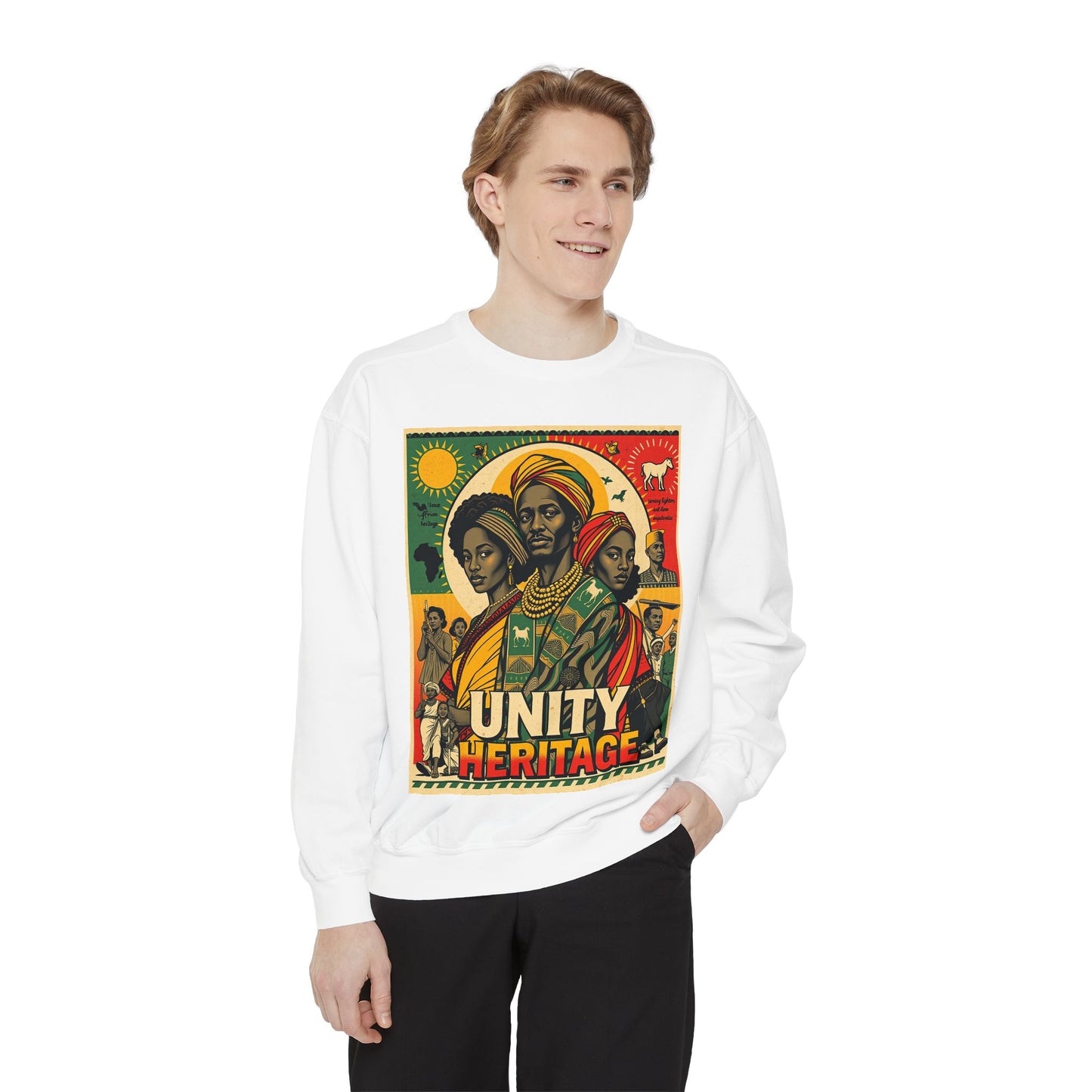Heritage & Strength – Unisex African Pride Sweatshirt