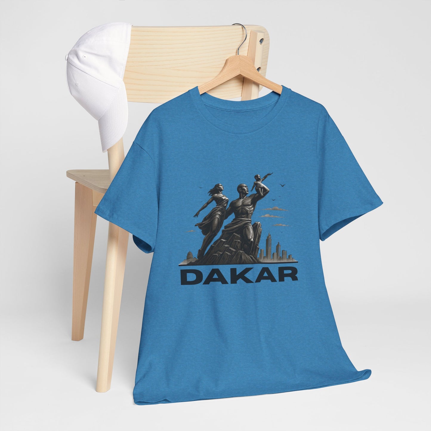 Dakar Graphic Tee, Unisex Cotton T-Shirt for Travel Lovers, Urban Style Wear, Casual Gift, Adventure Apparel