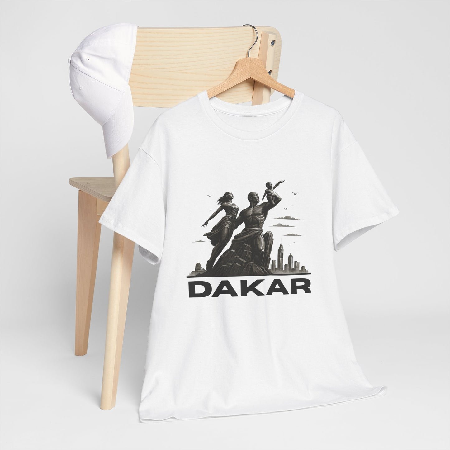 Dakar Graphic Tee, Unisex Cotton T-Shirt for Travel Lovers, Urban Style Wear, Casual Gift, Adventure Apparel