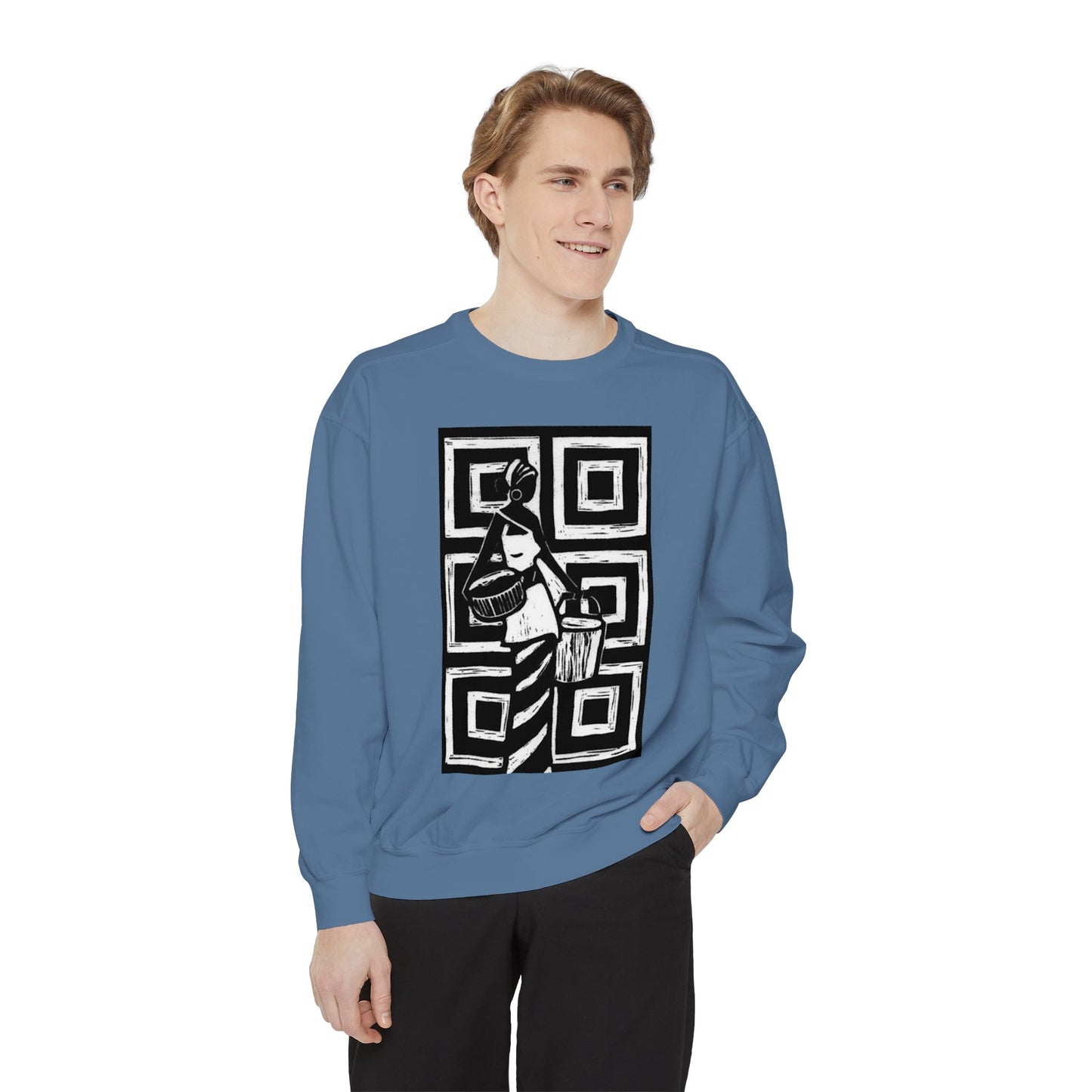 Traditional African Woman Art Sweatshirt