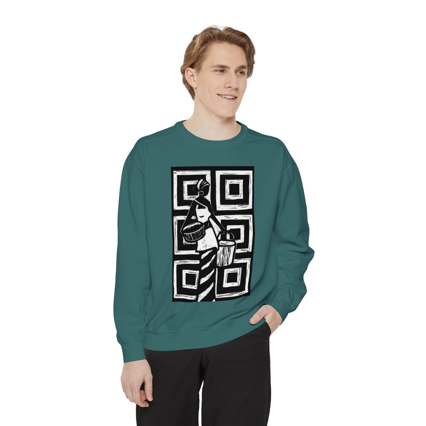 Traditional African Woman Art Sweatshirt