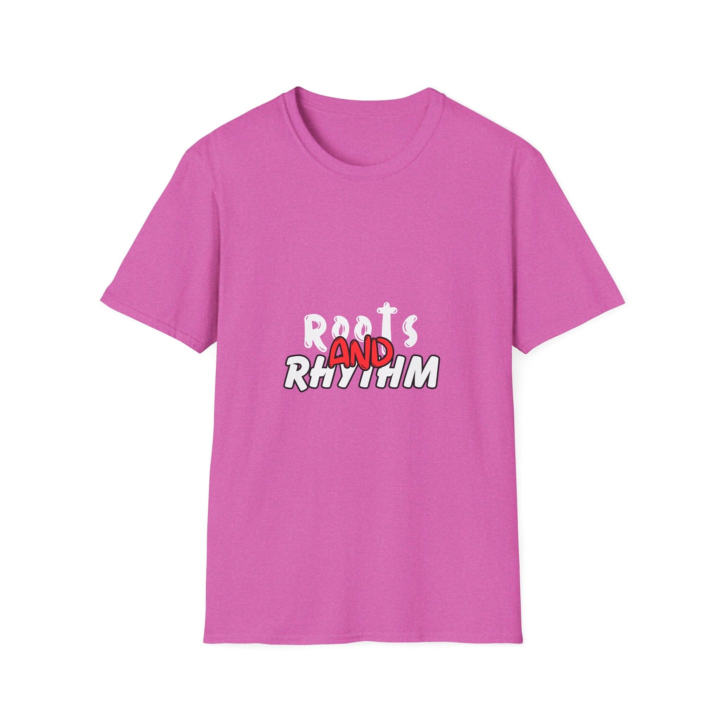 Rhythm & Vibe Unisex Softstyle T-Shirt, Casual Wear, Music Lover Tee, Gift for Her/Him, Everyday Comfort