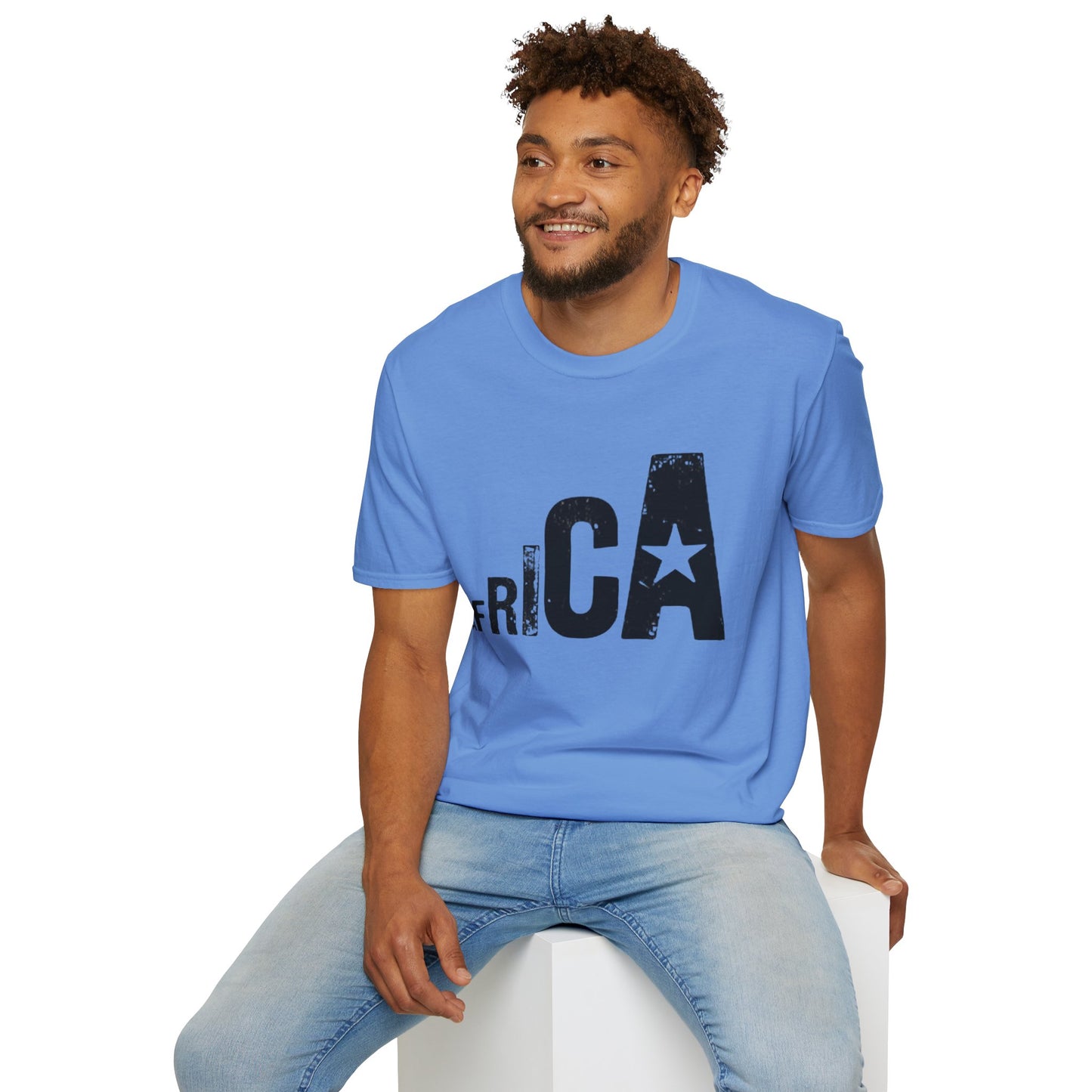 Africa Graphic Tee - Unisex Softstyle T-Shirt, Casual Wear, Travel Shirt, Gift for Nature Lovers, Festival Attire, Streetwear
