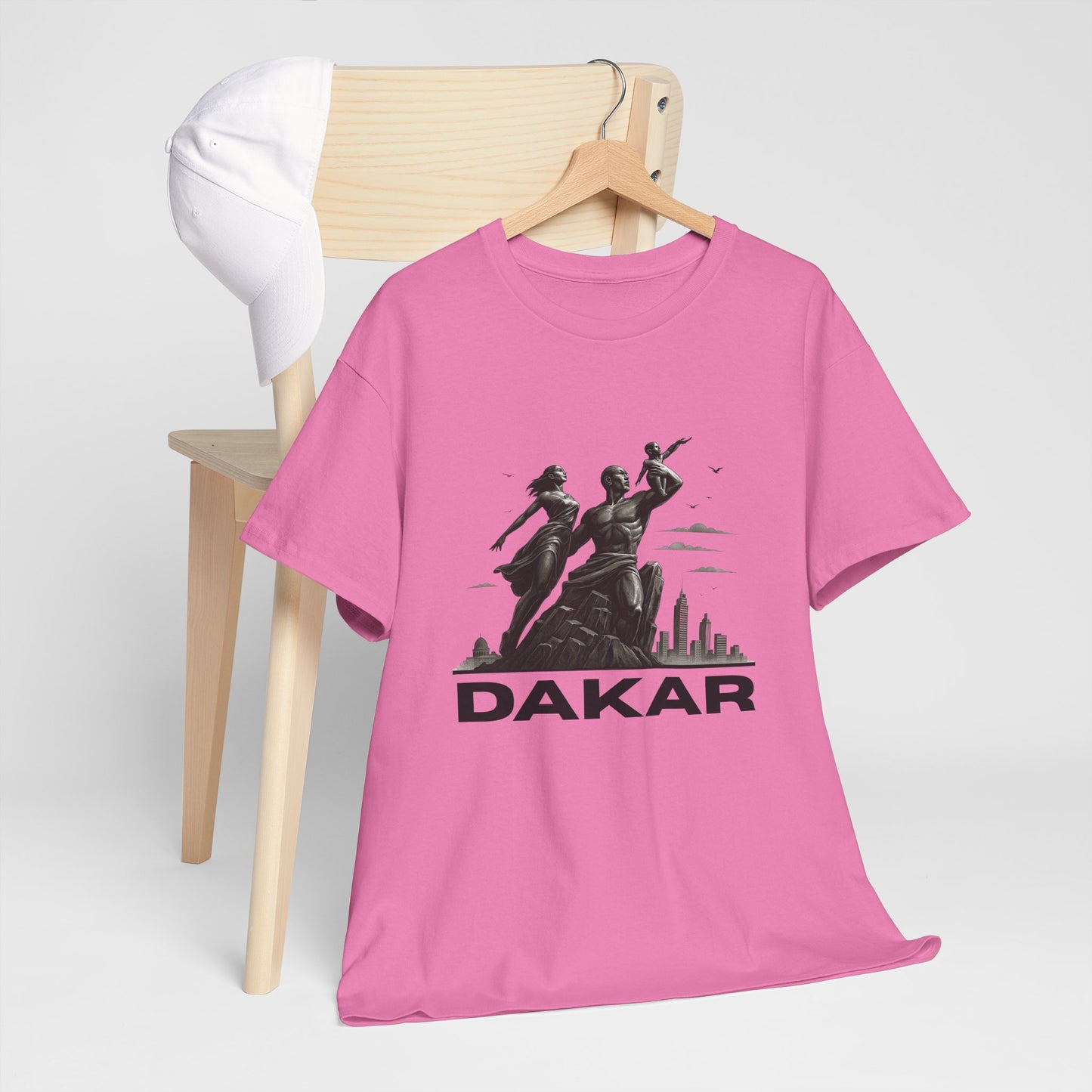 Dakar Graphic Tee, Unisex Cotton T-Shirt for Travel Lovers, Urban Style Wear, Casual Gift, Adventure Apparel