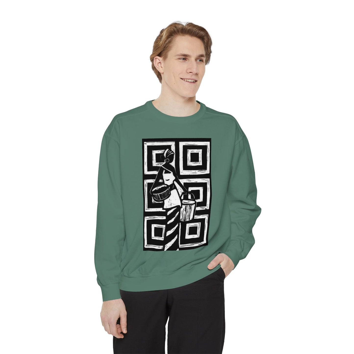 Traditional African Woman Art Sweatshirt