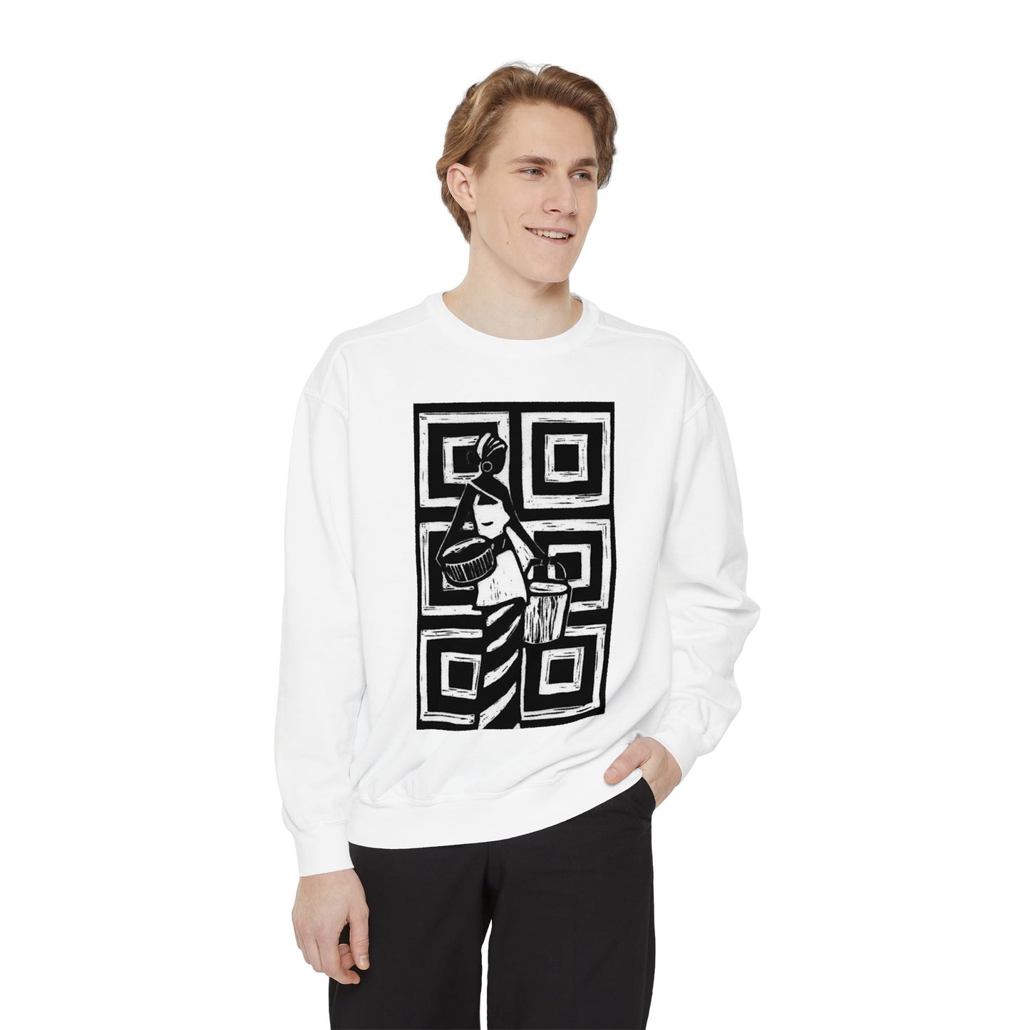 Traditional African Woman Art Sweatshirt