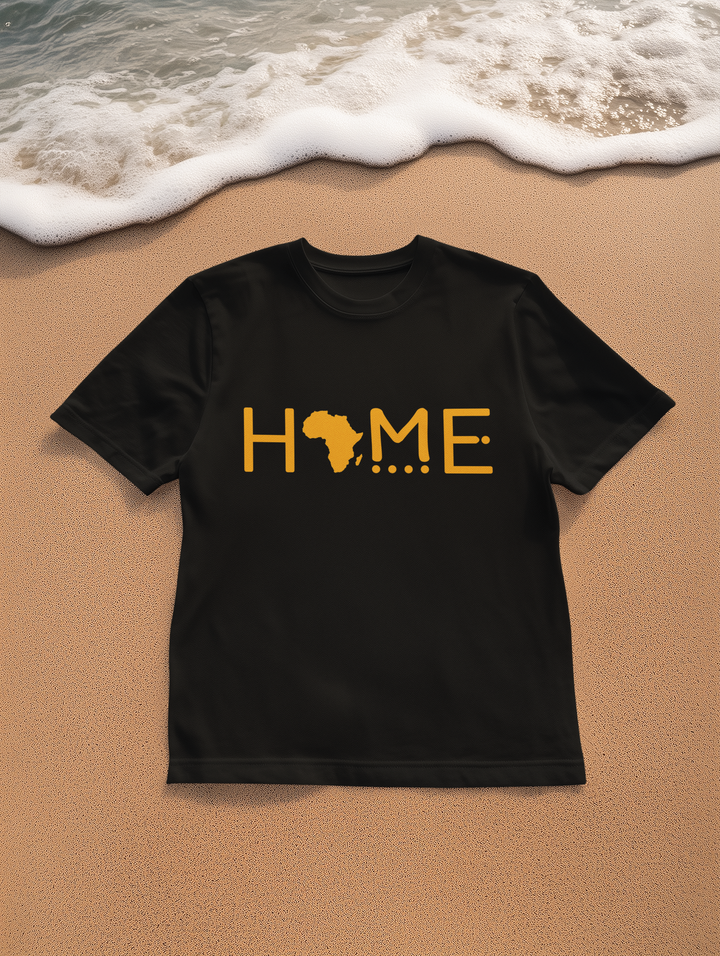 Africa Home Unisex Heavy Cotton Tee - Comfortable, Casual, African Pride, Great for Everyday Wear, Perfect Gift for Home Lovers