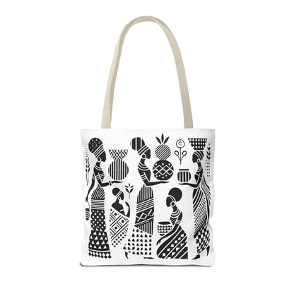 Elegant Tribal Women Art Tote Bag
