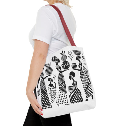 Elegant Tribal Women Art Tote Bag
