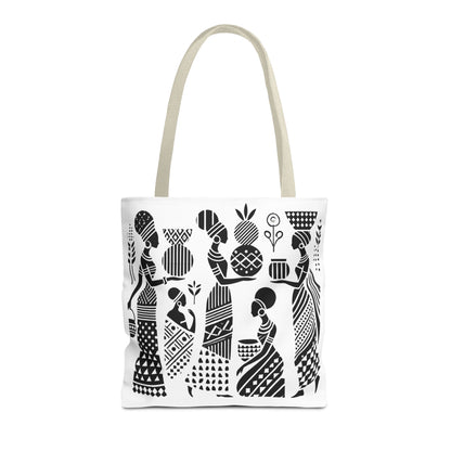Elegant Tribal Women Art Tote Bag