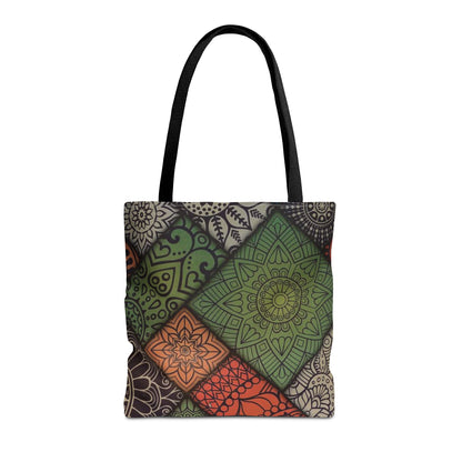 Ethnic Mosaic Art Tote Bag – Colorful, Durable, and Stylish