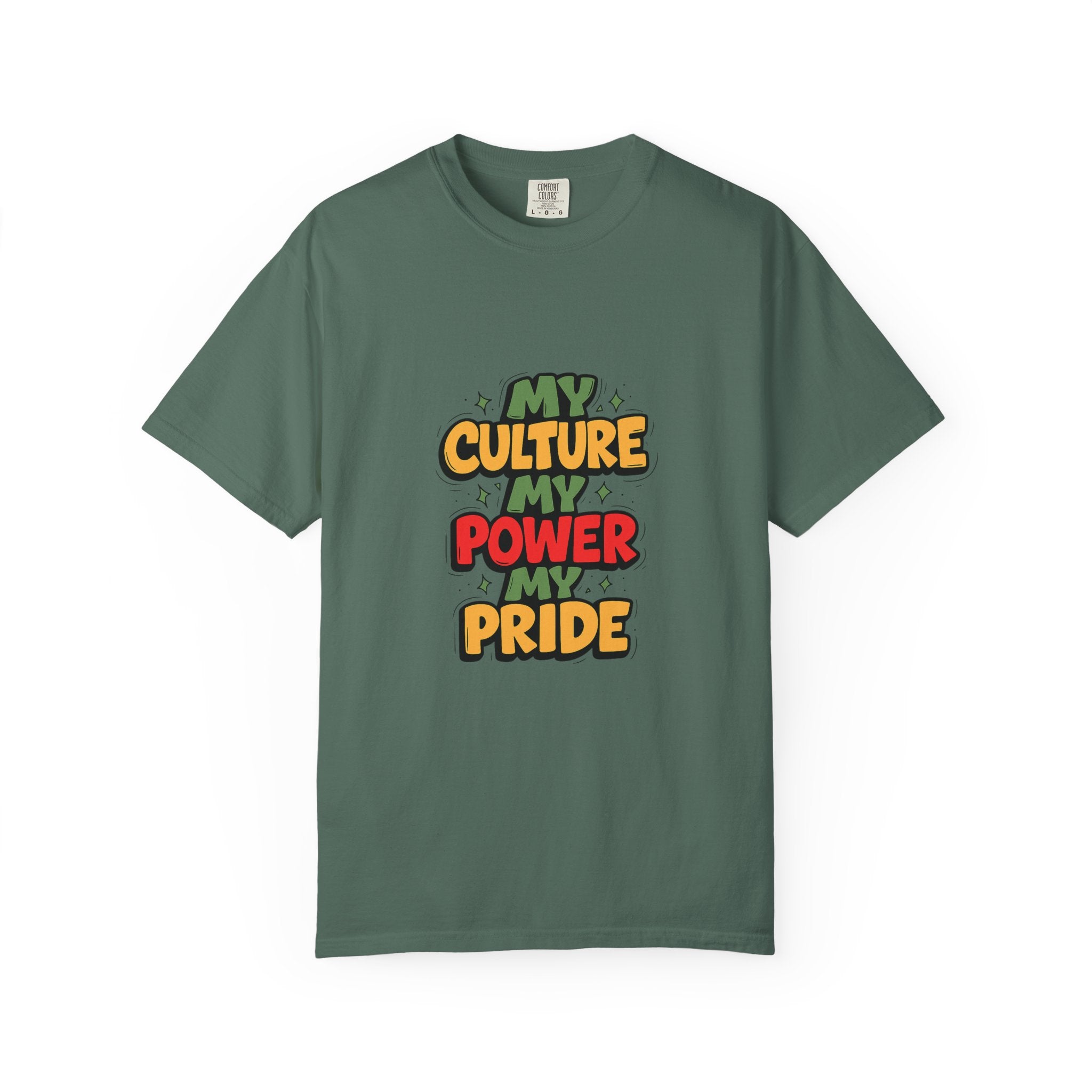 Cultural Pride T-Shirt, Unisex Garment-Dyed Tee, Self-Expression Apparel, Perfect for Festivals, Gifts, Celebrations