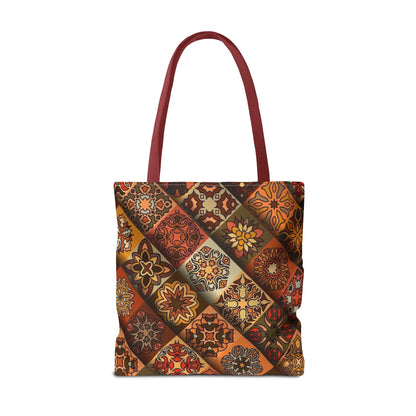 Ethnic Mosaic Art Tote Bag – Colorful, Durable, and Stylish