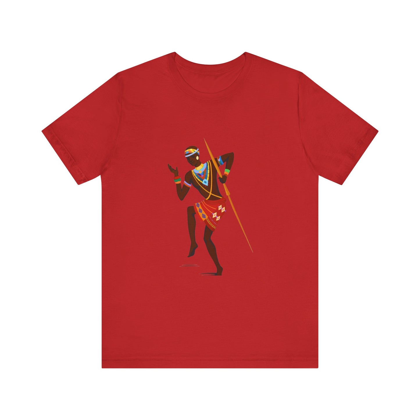 Warrior Rhythm African Tribal Dance T-Shirt – Unisex Cultural Heritage Tee