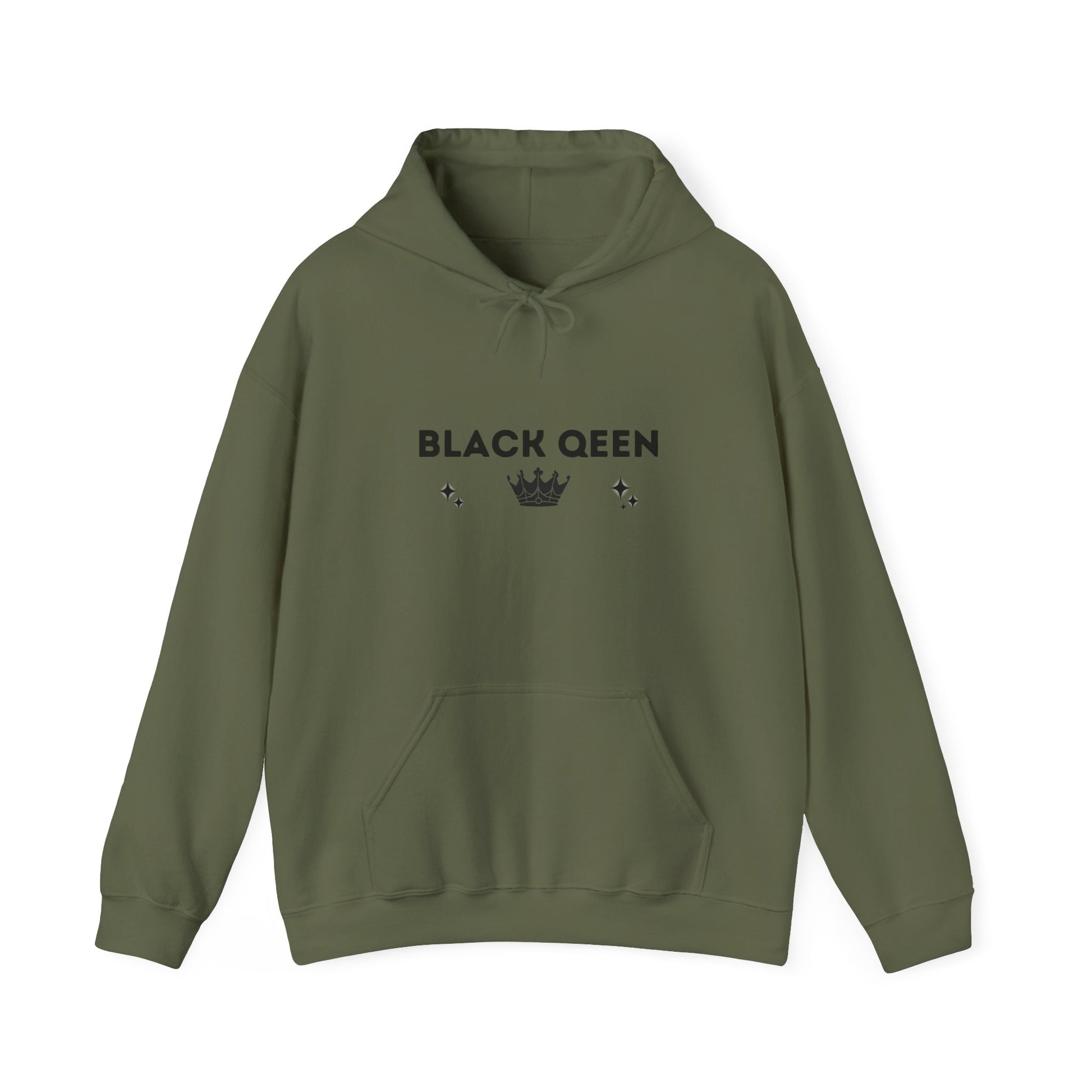 Black Queen Empowerment Hoodie - Wear Your Crown with Pride