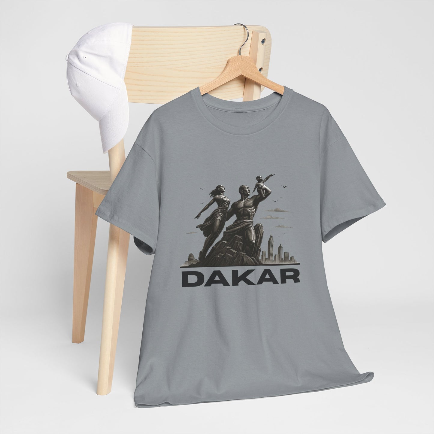 Dakar Graphic Tee, Unisex Cotton T-Shirt for Travel Lovers, Urban Style Wear, Casual Gift, Adventure Apparel