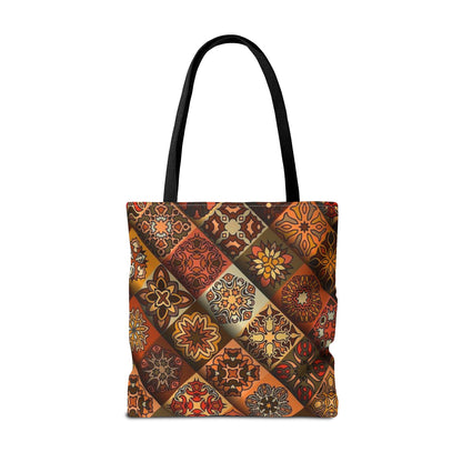 Ethnic Mosaic Art Tote Bag – Colorful, Durable, and Stylish