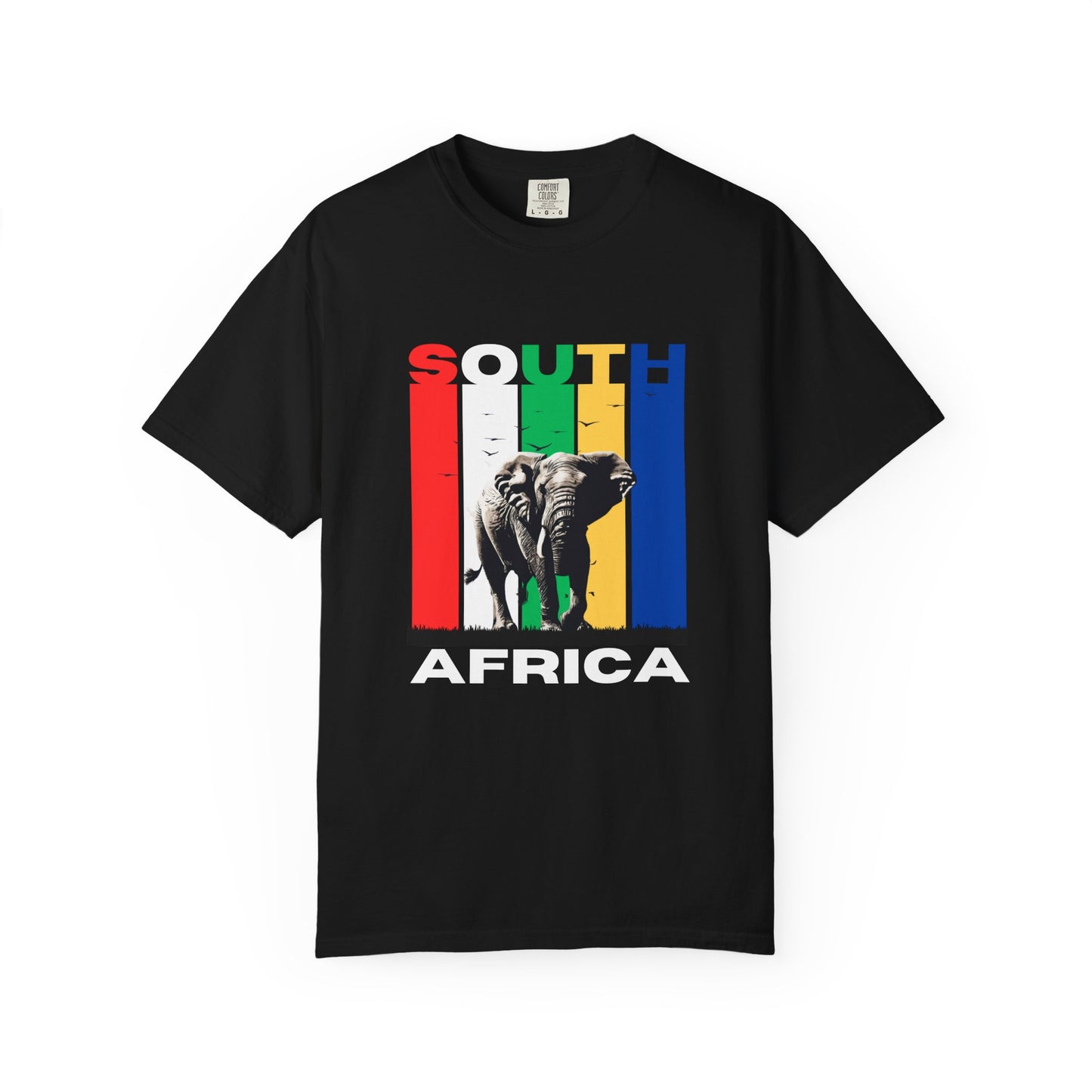 South Africa Flag Stripes & Safari T-shirt