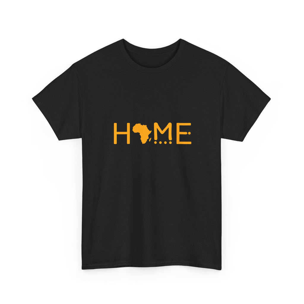 Africa Home Unisex Heavy Cotton Tee - Comfortable, Casual, African Pride, Great for Everyday Wear, Perfect Gift for Home Lovers